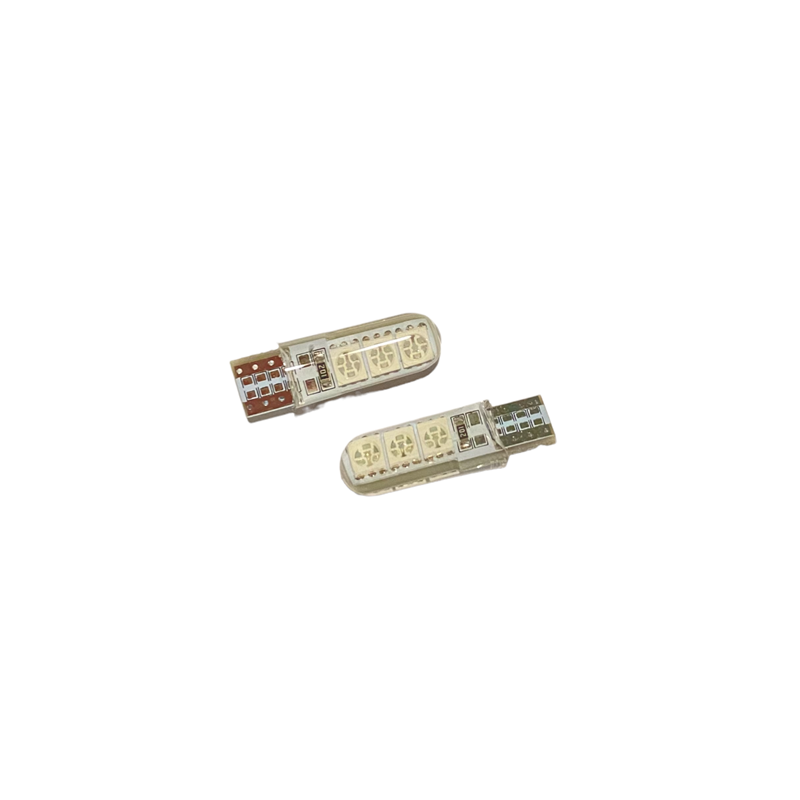 T10 ampul -6SMD silikon kaplı 12V amber 3W / LAAM183