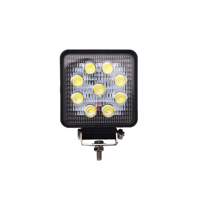 Space Sis ve çalışma lambası kare 9 led 27w 12-24v adet/ LASS309